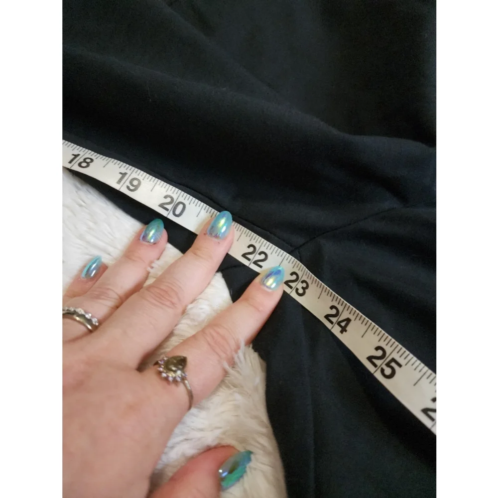 Loft Marisa The Riviera Pant Straight Leg Black Dress Ankle Pants Size 10 Petite - Picture 7 of 8